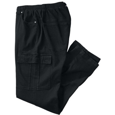 KingSize Men's Big & Tall 5-Pocket Relaxed Fit Denim Look Sweatpants
