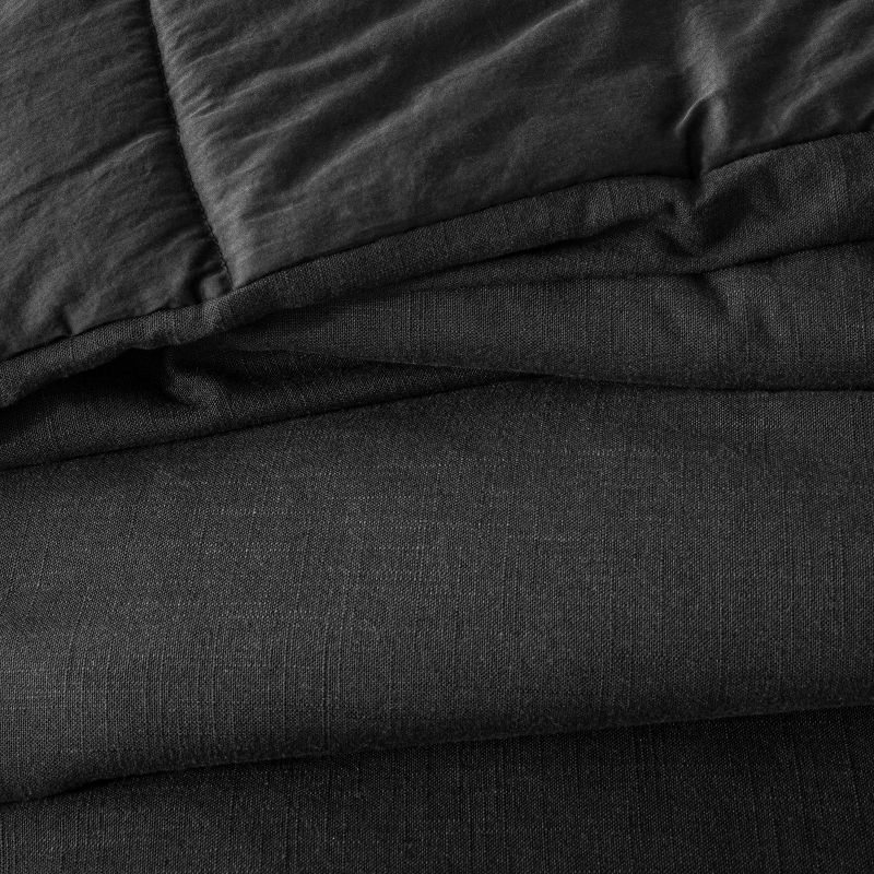 Heavyweight Linen Blend Comforter & Sham Set - Casaluna™, 5 of 17