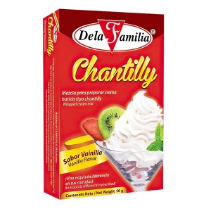 Chantilly Vanilla Flavor  – De La Familia | Ideal for small decorations - 1 of 2