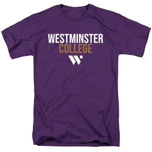 Men's Westminster College Official Stacked T-Shirt Stacked - 1 of 4