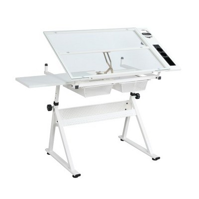 Yaheetech Minimalist Drafting Table For Artists Basic Drawing Deck ...