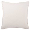 22"x22" Oversize Alicia Handmade Striped Poly Filled Square Throw Pillow Blue/White - Jaipur Living: Cotton Knit, Removable Cover - 2 of 4