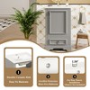 Whisen 20" Bathroom Vanity with Ceramic Sink, Soft-Close Door, U-Shaped Shelf & Storage System - 4 of 4