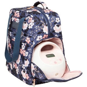 Kelly Breast Pump Backpack & Tote by Sarah Wells  – Insulated Pocket, Laptop Sleeve & Easy-Clean Interior – Fits All Pumps for Moms - 1 of 4