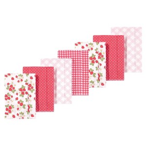 Luvable Friends Hudson Baby Flannel Burp Cloths 7pk - 1 of 1