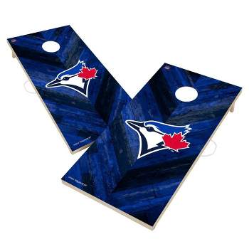 MLB Toronto Blue Jays 2'x4' Solid Wood Cornhole Board