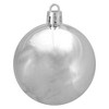 Northlight 60ct Shatterproof Shiny Christmas Ball Ornament Set 2.5" - Silver - 3 of 4