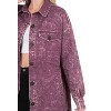 Women's Oversized Vintage Washed Shacket - ZENANA - image 2 of 2