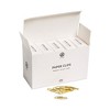U Brands Paper Clips, Medium, Vinyl-Coated, Gold, 200 Clips/Box, 5 Boxes/Pack - 4 of 4