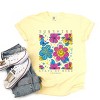 Simply Sage Market S.W.Smiley Sunshine State of Mind Floral Garment Dyed Tee - 3 of 4