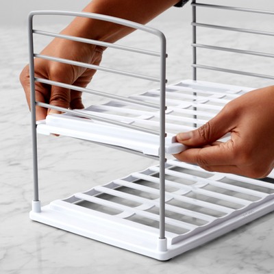 Clear Adjustable 3-Shelf Water Bottle Organizer