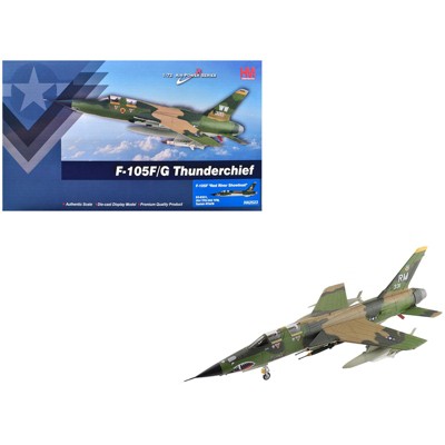 Republic F-105F Thunderchief Fighter-Bomber Aircraft US Air Force "Air Power Series" 1/72 Diecast Model by Hobby Master