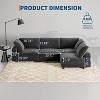 106" Modular Sectional Sofa for Living Room, L Shaped Convertible Sectional Couches, 4-Seater Cloud Couch with 6 Pillows - 2 of 4