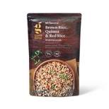 90 Second Brown Rice, Quinoa & Red Rice with Flaxseeds Microwavable Pouch - 8.5oz - Good & Gather™