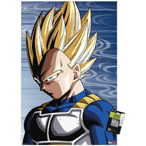 Trends International Dragon Ball Z: Cell Saga - Vegeta Super Saiyan Unframed Wall Poster Prints - 1 of 4