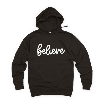 Simply Sage Market Women's Graphic Hoodie Believe Bold Cursive
