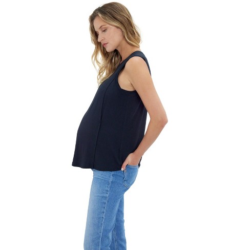 Tie Strap Maternity Tank Top - Isabel Maternity by Ingrid & Isabel