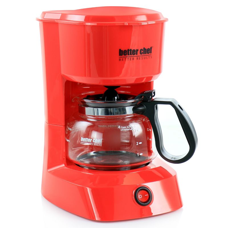 Better Chef 4 Cup Compact Coffee Maker with Removable Filter Basket, 5 of 8