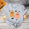 Simply Sage Market Women's Pumpkin Ghost Short Sleeve Graphic Tee - 3 of 4