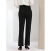 Allegra K Women's High Waist Work Office Stretch Straight Leg Trousers - 3 of 4