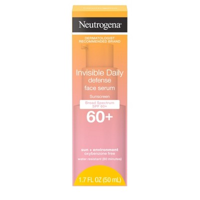 Neutrogena Invisible Daily Defense Sunscreen Face Serum - SPF 60 - 1.7 fl oz