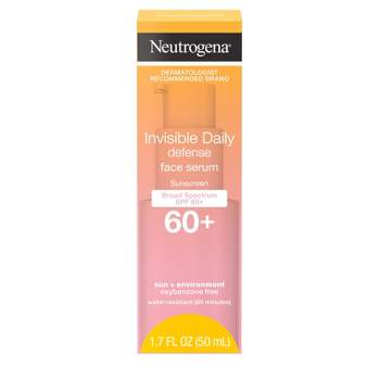 Neutrogena Invisible Daily Defense Sunscreen Face Serum - SPF 60 - 1.7 fl oz