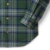 Hope & Henry Boys' Organic Brushed Flannel Button Down Shirt, Kids - image 4 of 4