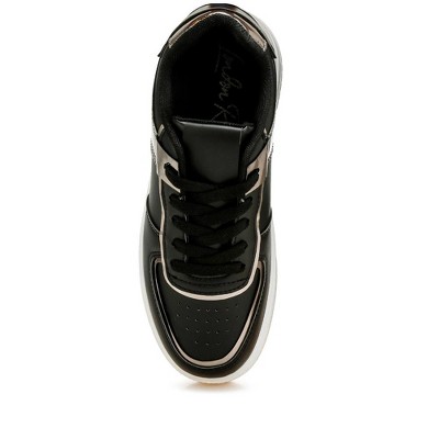 Женские кроссовки London Rag Womens Scouts Metallic Paneling Platform Sneakers 7 — фото 5