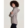 Avalanche Outdoor Cinched Waist Mesh Lined Rain Jacket, Convertible Hood Rain Coat with Zipper Pockets - 3 of 4