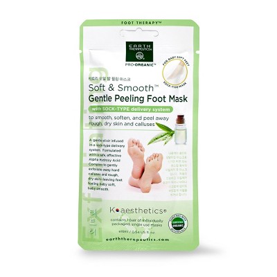 Earth Therapeutics Peeling Exfoliating Foot Mask - 1 Pair