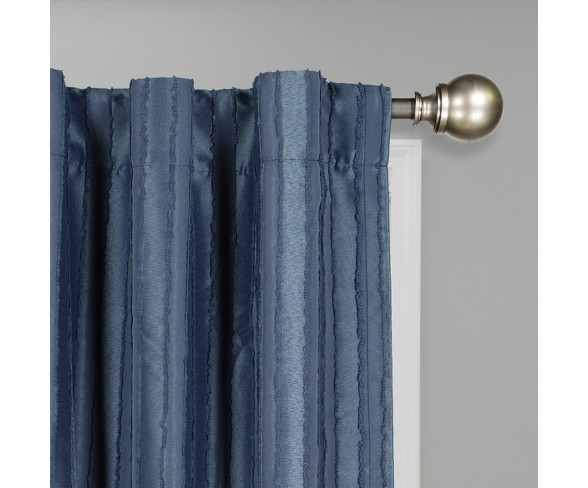 42"x95" Vaughan Fashion Curtain Blue - Vue Elements