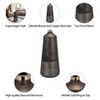 Modern Sleek Metal Accent Vase, Cylinder Design - Durable Glass & Aluminum - Minimalist Flower Holder for Home, Office, Bedroom, and Living Room - 3 of 4