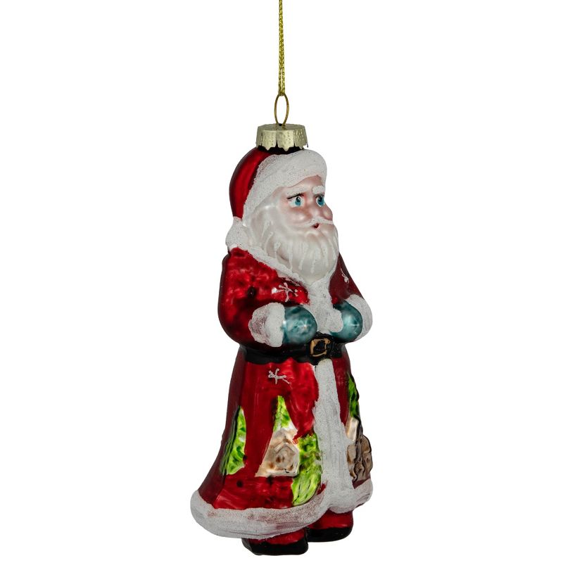 Northlight 5.5" Classic Saint Nicholas Hanging Glass Christmas Ornament, 4 of 6