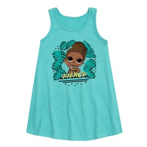 - LOL Surprise! - Fierce Doll Graphic Sleeveless Aline Dress - 1 of 3
