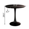 Modern Minimalist Round & Rectangular MDF Dining Table, for Office, Home & Kitchen, Available in Multiple Colors - 2 of 4