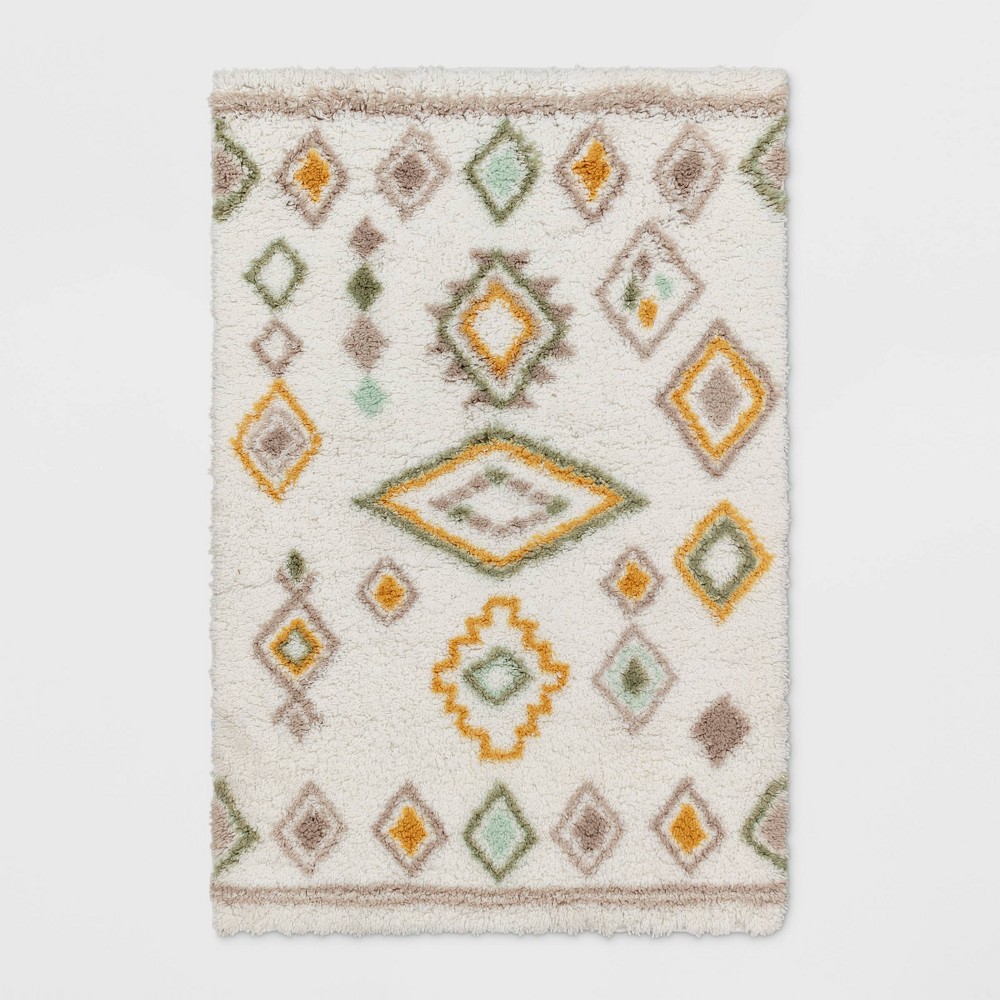 4x6 Yuma Area Rug GoldMint Pillowfort