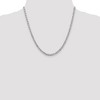 Black Bow Jewelry 3.75mm 14k White Gold Solid Concave Anchor Chain Necklace - 2 of 4