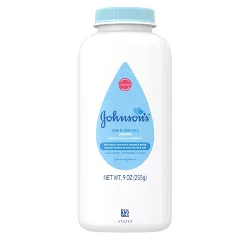 Johnson's White Baby Powder with Cornstarch - 9oz