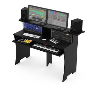Glorious Workbench Studio Desk, Black - 1 of 3