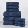Organic Cotton Medium Weight Solid Towel Set by Blue Nile Mills - 2 of 4