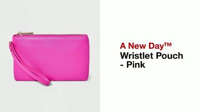 Wristlet Pouch - A New Day™ Pink : Target