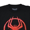 Seven Times Six Marvel Spiderman Shirt Mens Spider-verse Logo Adult Graphic T-Shirt Black - 3 of 3