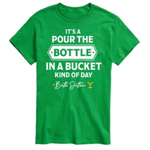 Men's - Yellowstone - Bottle In Bucket Day Short Sleeve Graphic T-Shirt - 1 of 4