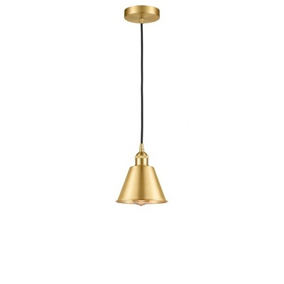 Smithfield - 1 Light Cord Hung Mini Pendant In Industrial Style-8.25 Inches Tall and 6.5 Inches Wide