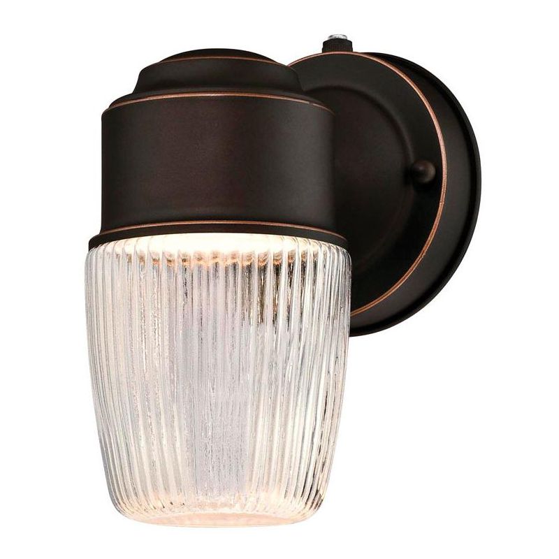 Westinghouse Oil Rubbed Bronze Clear Dusk to Dawn LED Lantern Fixture, 1 of 2