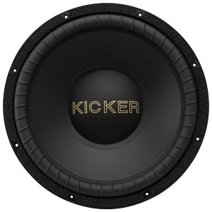 Kicker 50GOLD154 - Kicker 50th Anniversary 15" Comp Gold Subwoofer, Dual Voice Coil, 4-Ohm, 400-Watt RMS - 1 of 4