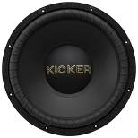 Kicker 50GOLD154 - Kicker 50th Anniversary 15" Comp Gold Subwoofer, Dual Voice Coil, 4-Ohm, 400-Watt RMS