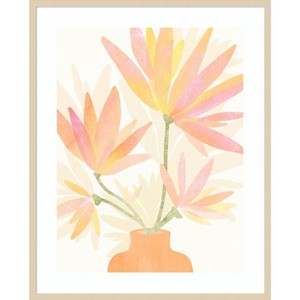Amanti Art Sweet Pink Floral 5x7 by Kristian Gallagher Wood Framed Wall Art Print - 1 of 4
