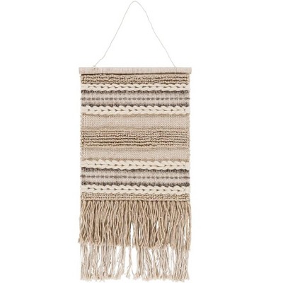 Livabliss Additri 23"H x 17"W Bohemian/Global Khaki Wall Tapestries
