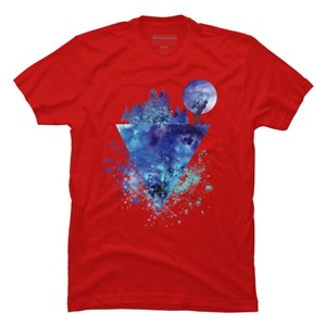 Men's Design By Humans Play Music On The Edge By Maryedenoa T-Shirt - 1 of 2